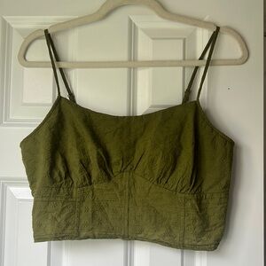 Pacsun Embroidered Crop Tank